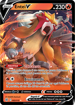022/172 Entei V - italiano (ITA) – Near mint/MINT - Astri lucenti