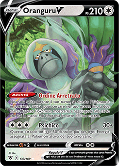 133/189 Oranguru V - italiano (ITA) – Near mint/MINT - Lucentezza Siderale