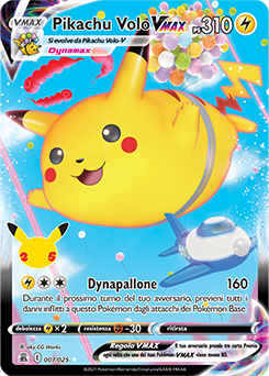 007/025 Pikachu Volo VMAX - italiano (ITA) – Near mint/MINT - Gran Festa