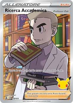 024/025 Ricerca Accademica (Professor Oak) Full Art - italiano (ITA) – Near mint/MINT - Gran Festa