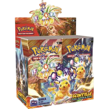 Box Pokemon Scarlatto e Violetto Scintille Folgoranti (36 buste) Italiano