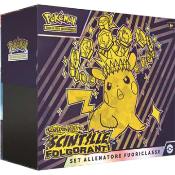 Pokemon Set Allenatore Fuoriclasse ETB Scintille Folgoranti Italiano