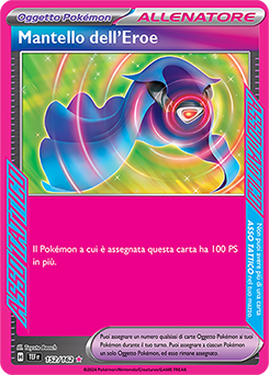 152/162 Mantello dell'Eroe Cronoforze ITA italiano, Near mint NM , Asso Tattico Pokemon TCG